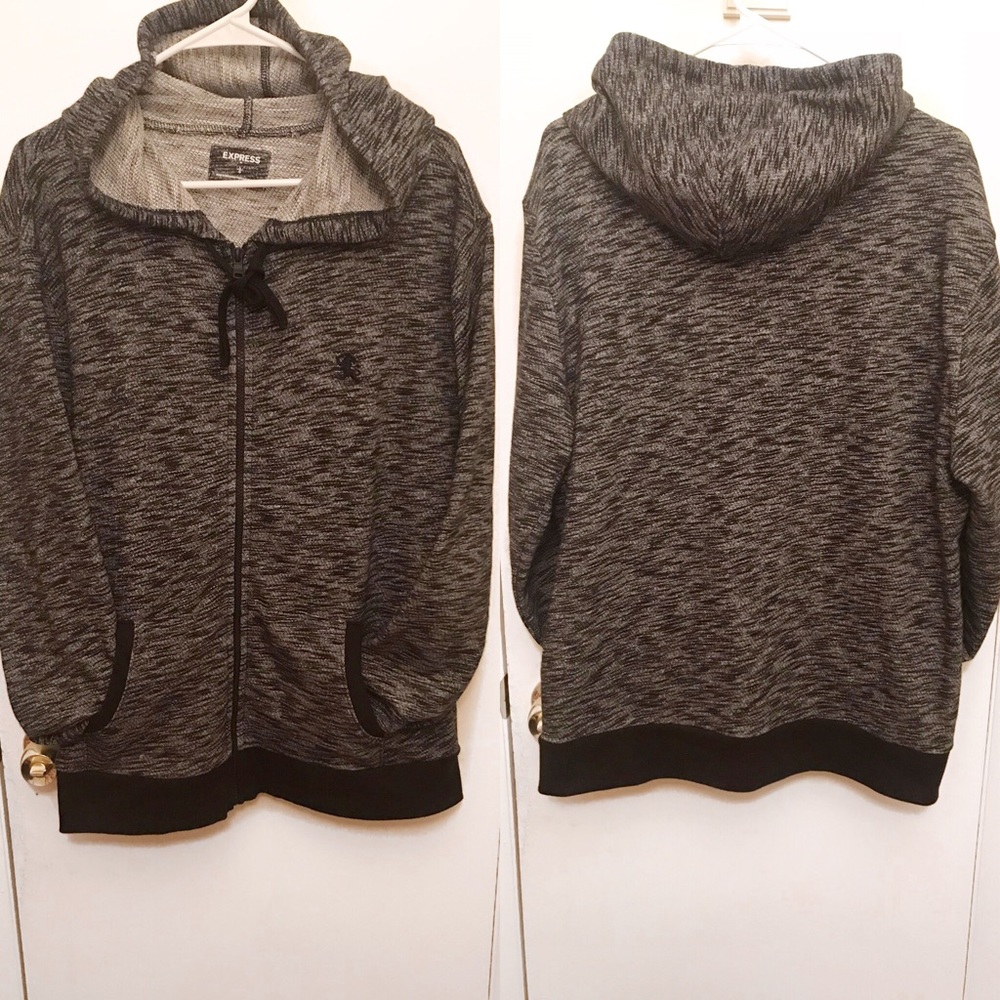 Sale! Express Small Loin Full-Zip Hoodie